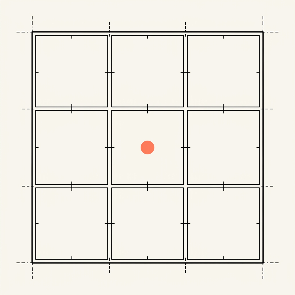 Creative grid icon representing the creative architecture capability
