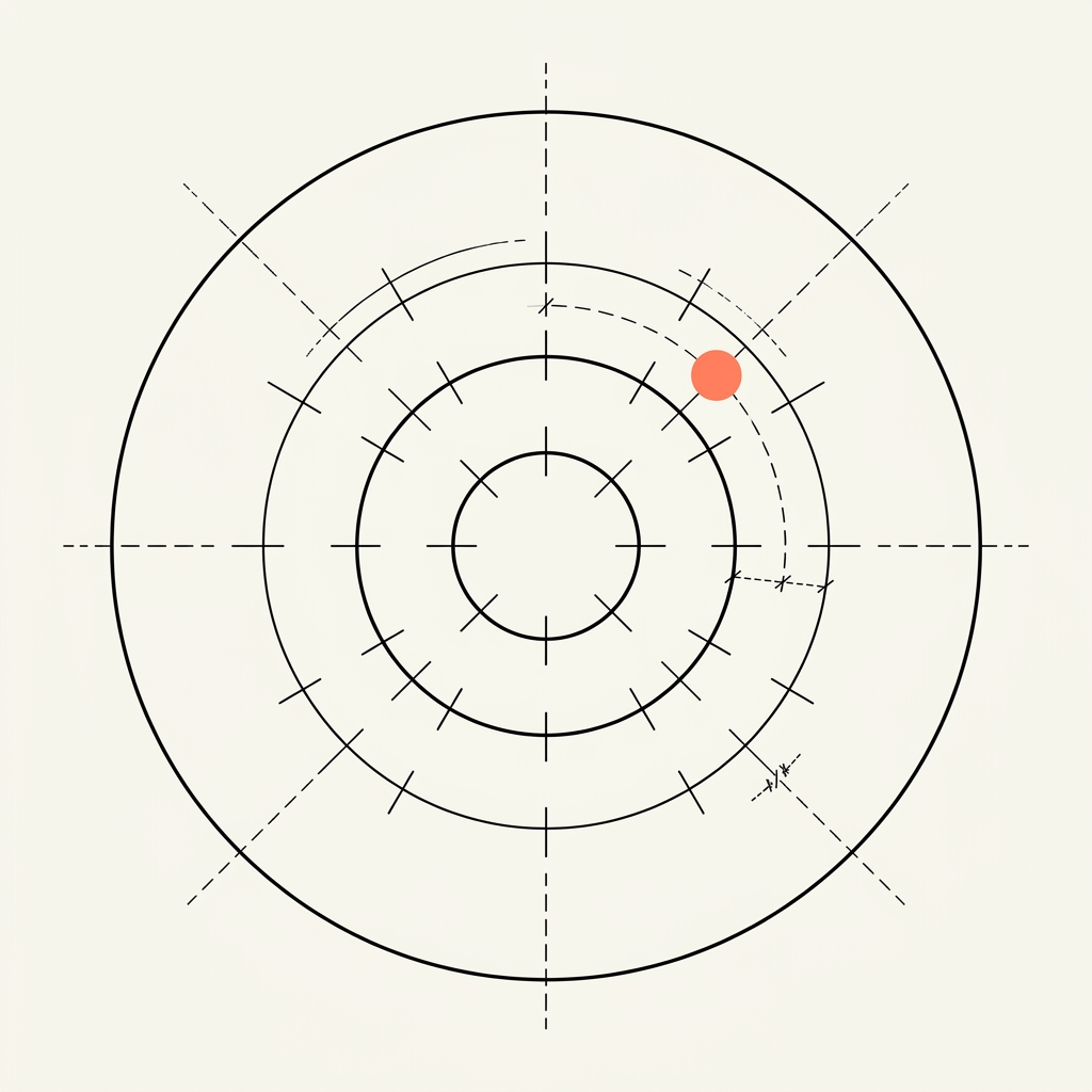 Concentric target icon representing targeting and bid discipline