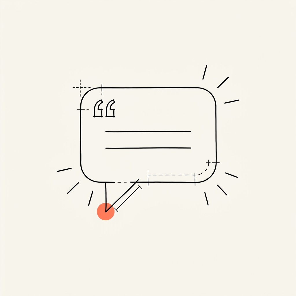Speech bubble icon representing AEO and answer-engine optimization capability