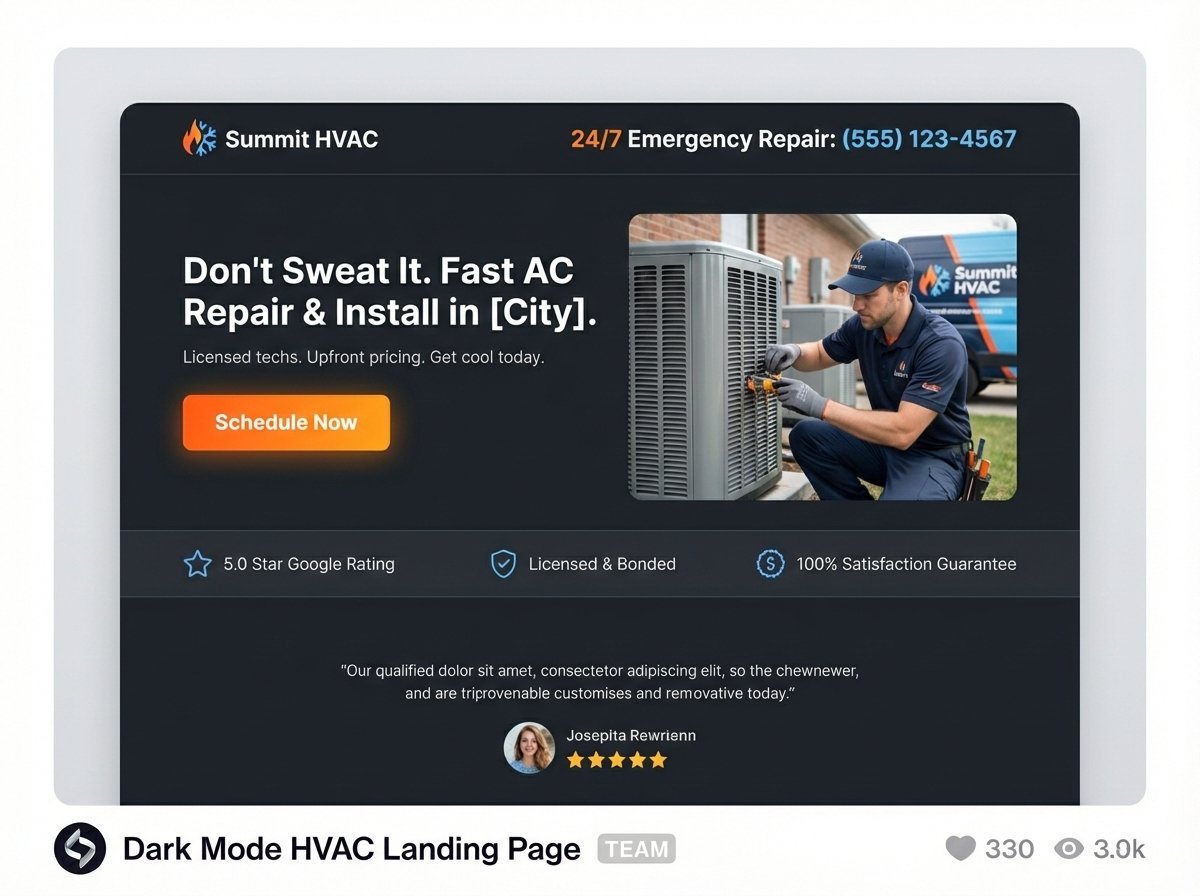 Custom architectural contractor website design - featured project showcasing high-end home service business web design